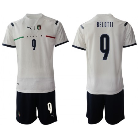 Billiga Fotbollströjor Italien Andrea Belotti 9 Barn Borta tröja 2021/22 Kortärmad 